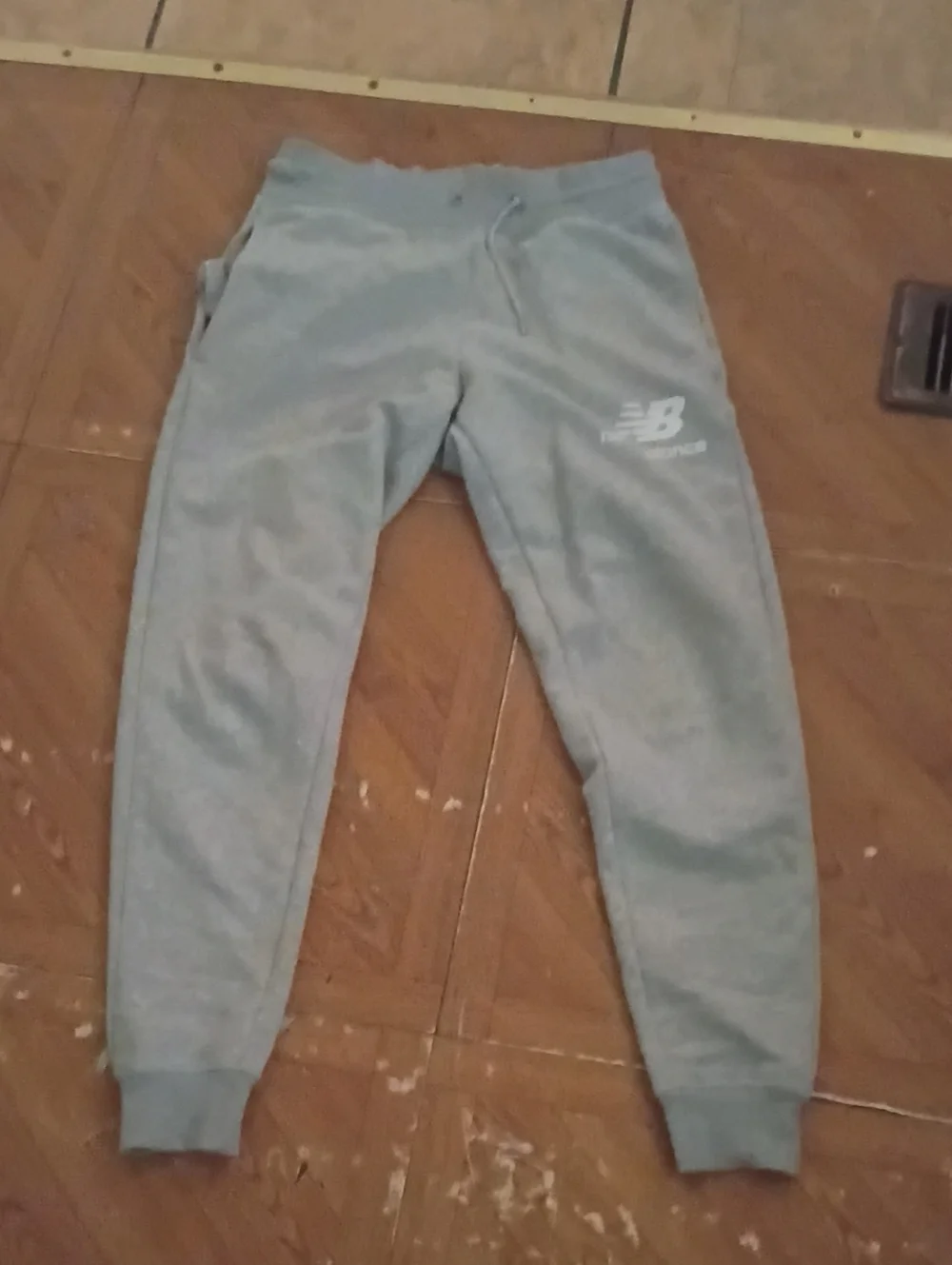 New Balance Kids Light Gray Jogger Sweatpants